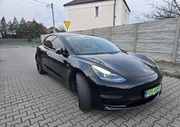 Tesla Model 3 cena 145700 przebieg: 44000, rok produkcji 2021 z Wrocław małe 562